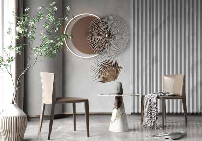 现代休闲椅3D模型下载